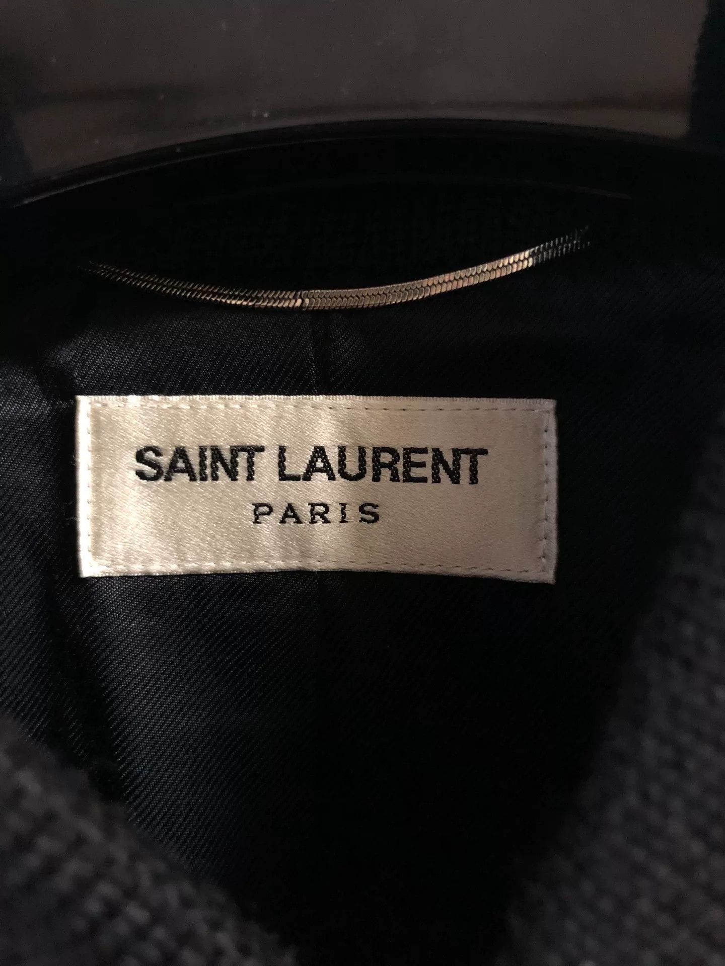 Saint Laurent Paris saint laurent black and white baseball jacket Size US XXL / EU 58 / 5 - 6 Thumbnail