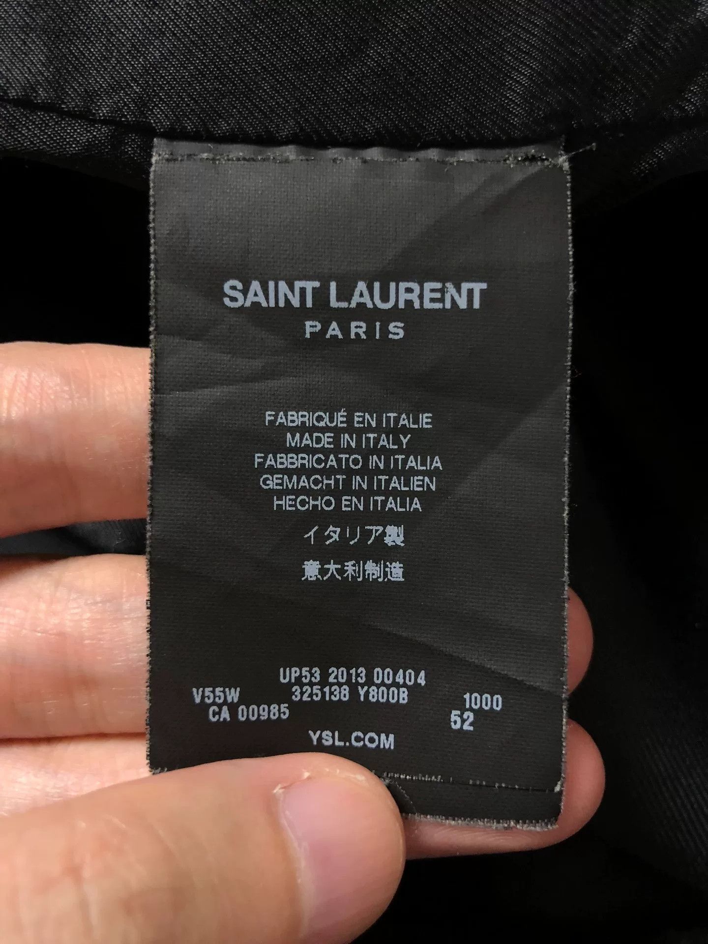 Saint Laurent Paris saint laurent black and white baseball jacket Size US XXL / EU 58 / 5 - 7 Thumbnail