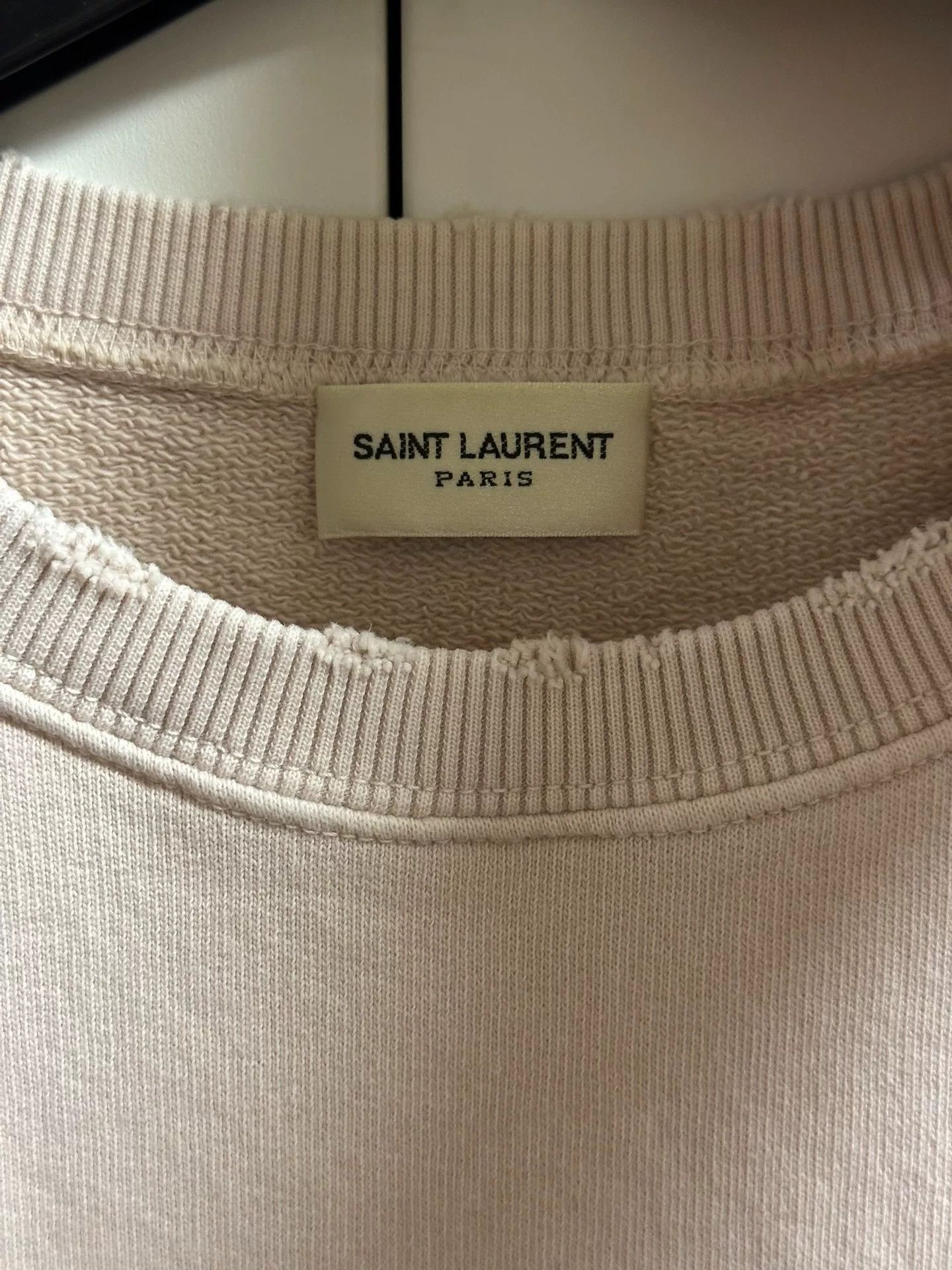 Saint Laurent Paris faded pink Saint Laurent logo sweatshirt Size XXL / US 16-18 / IT 52-54 - 7 Thumbnail