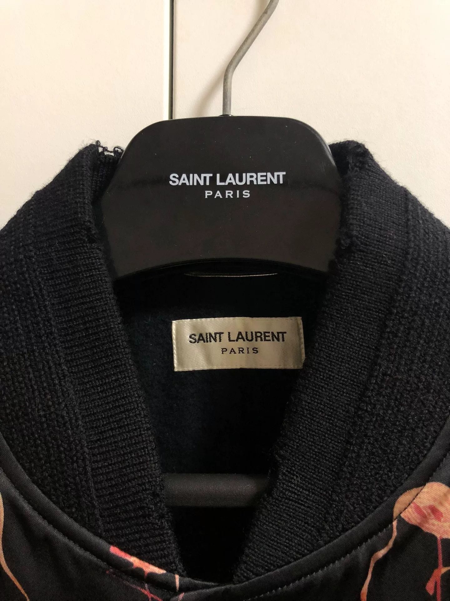 Saint Laurent Paris Saint Laurent Flamingo Print Silk Jacket Size US L / EU 52-54 / 3 - 2 Thumbnail