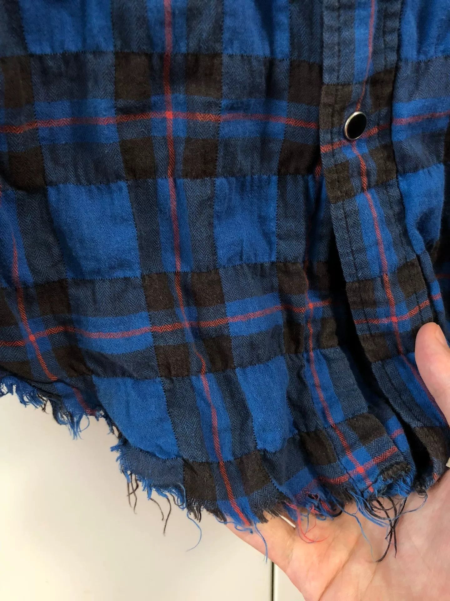Saint Laurent Paris blue plaid shirt from saint laurent Size US XS / EU 42 / 0 - 4 Thumbnail