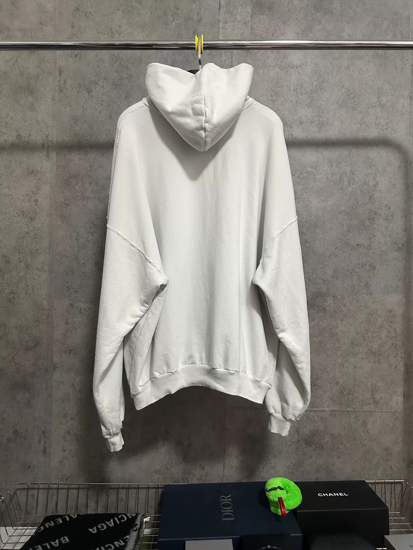 Balenciaga balenciaga 3b logo hooded sweatshirt Size XXS / US 00 / IT 34 - 4 Thumbnail
