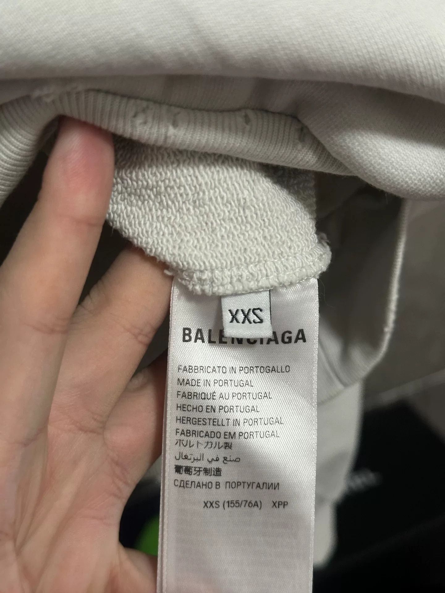 Balenciaga balenciaga 3b logo hooded sweatshirt Size XXS / US 00 / IT 34 - 3 Thumbnail