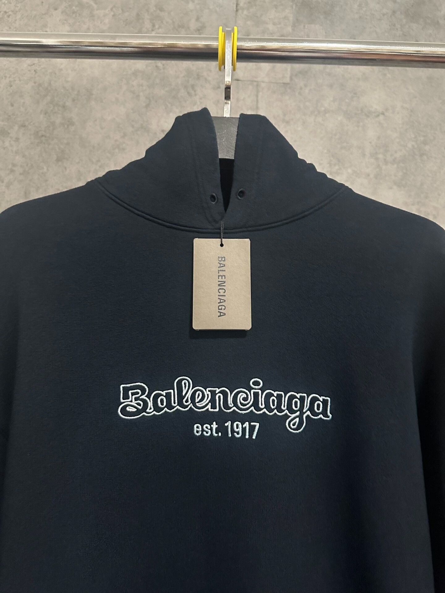Balenciaga balenciaga embroidered logo hooded sweatshirt Size US M / EU 48-50 / 2 - 2 Thumbnail