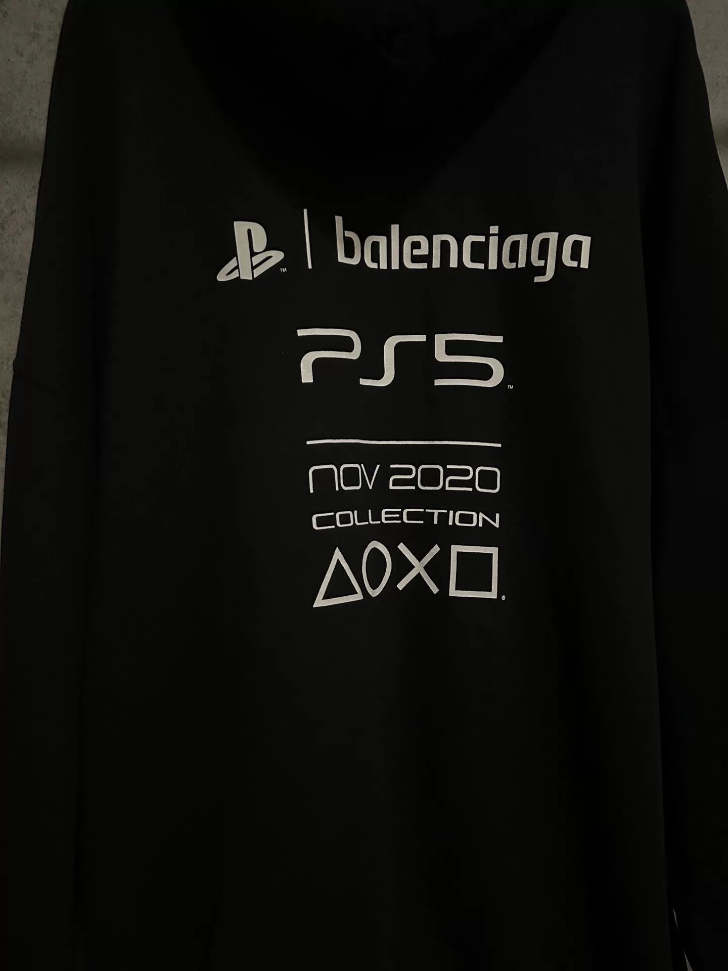 Balenciaga Balenciaga PS5 Collaboration Hoodie Black Size US XS / EU 42 / 0 - 5 Thumbnail
