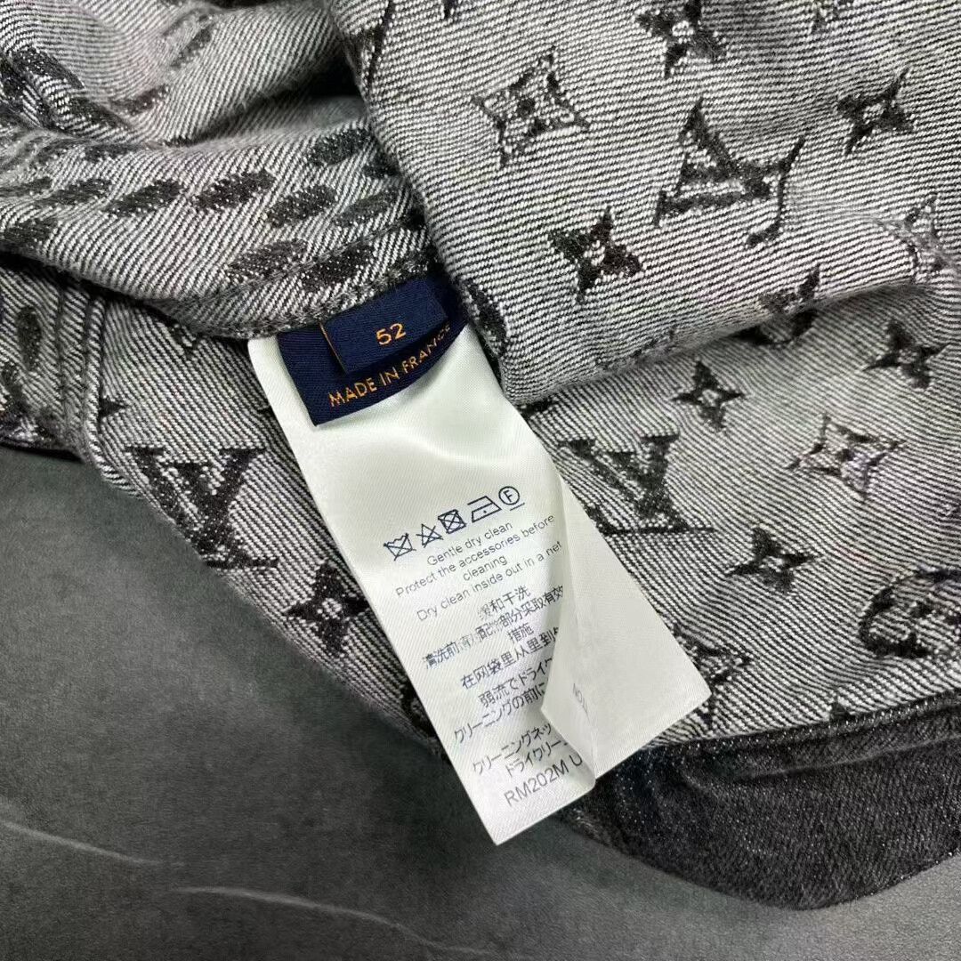 Louis Vuitton louis vuitton nigo gray black denim jacket Size US L / EU 52-54 / 3 - 5 Thumbnail