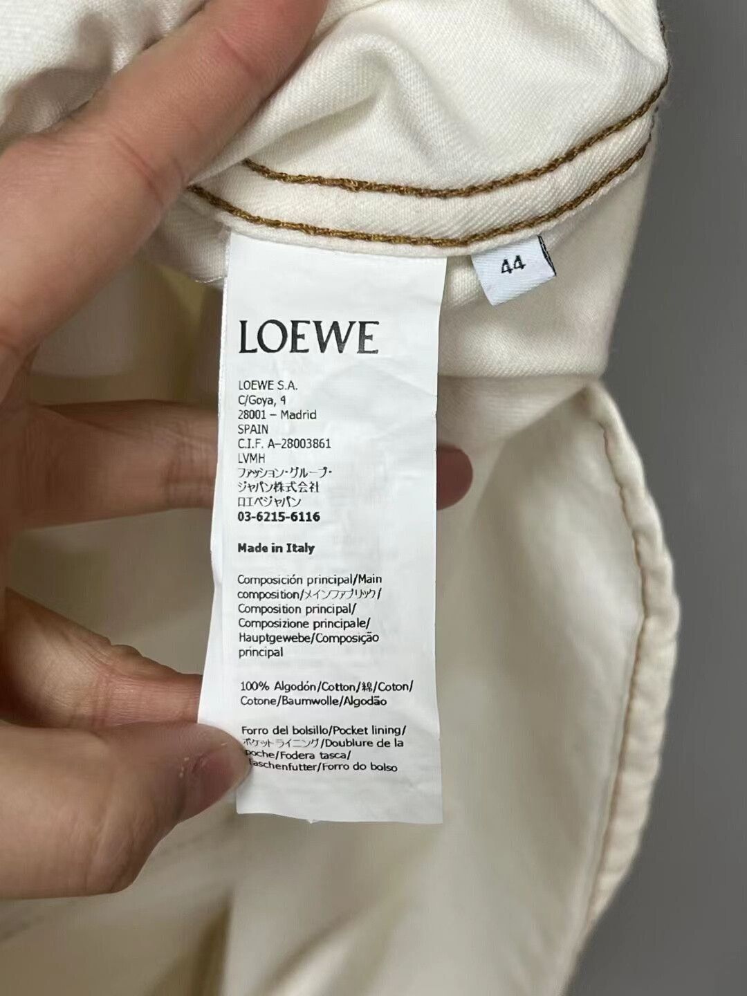 Loewe Loewe Denim Shirt Size 44 Size US M / EU 48-50 / 2 - 3 Thumbnail