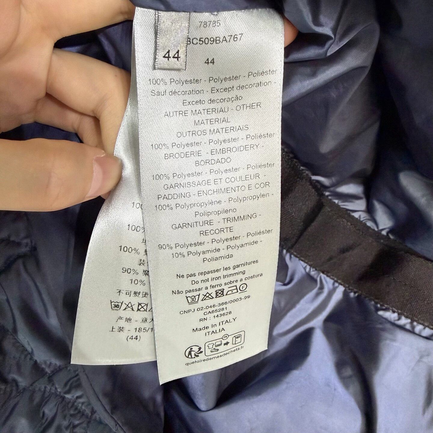 Dior Dior Quilted Jacket with Logo Embroidery Size US L / EU 52-54 / 3 - 4 Thumbnail