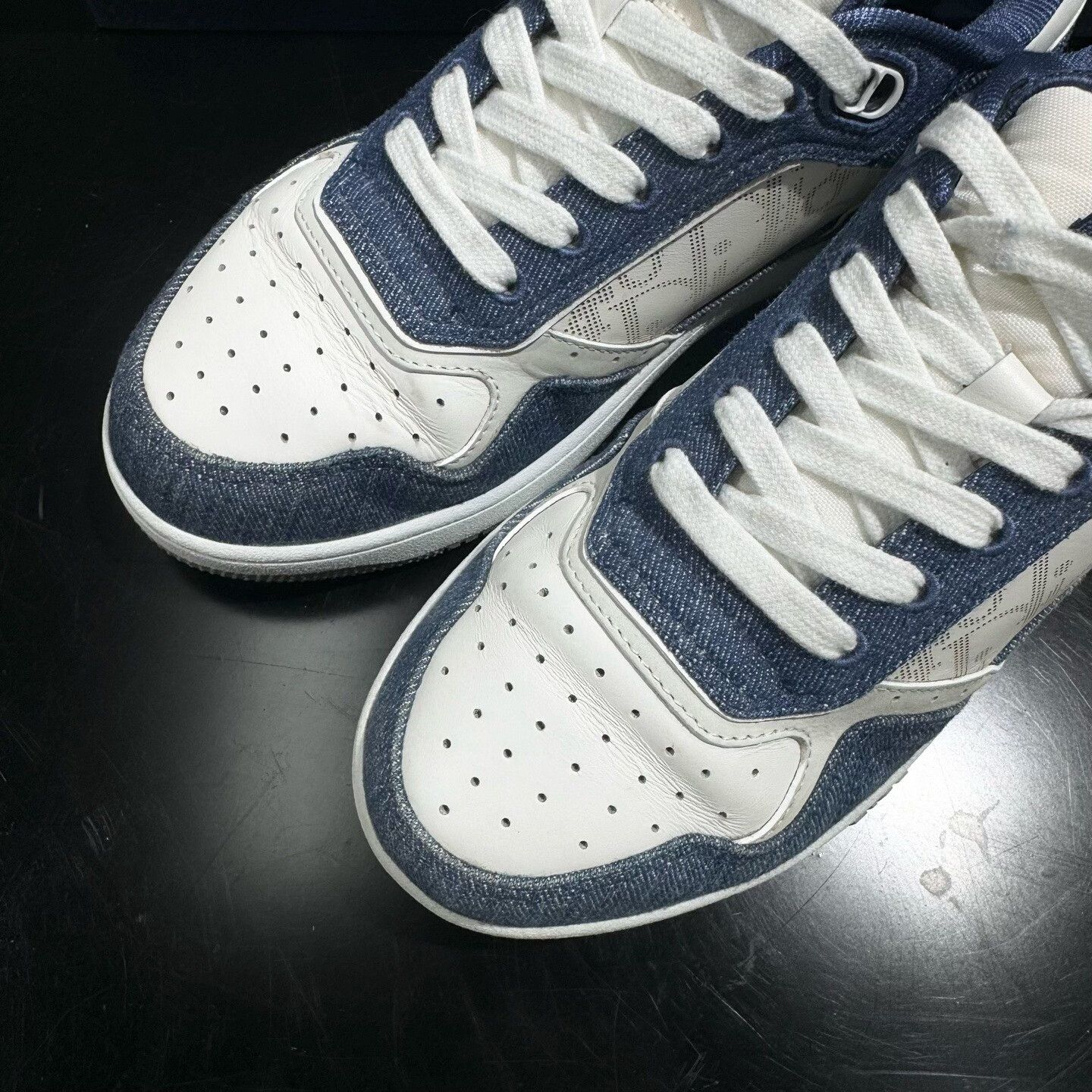 Dior Dior B27 Monogram Denim Sneakers Size 39 Size US 7.5 / EU 40-41 - 4 Thumbnail