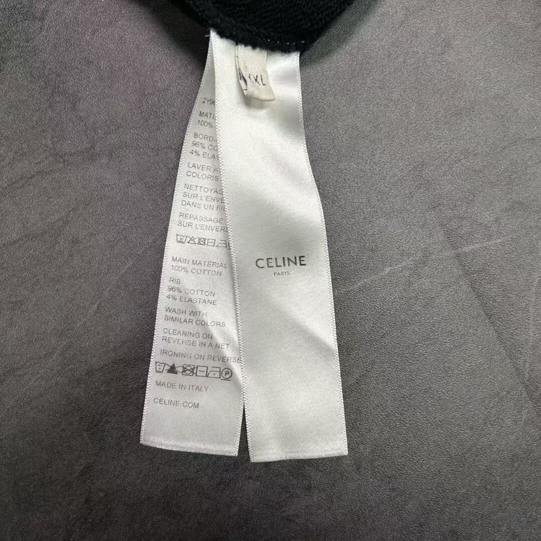 Celine celine rhinestone logo pullover sweatshirt XXL Size XXL / US 16-18 / IT 52-54 - 6 Thumbnail