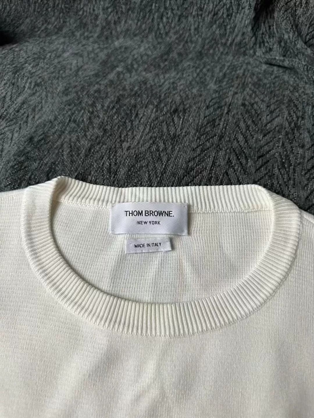 Thom Browne thom browne white knit sweater size 4 Size US M / EU 48-50 / 2 - 3 Thumbnail