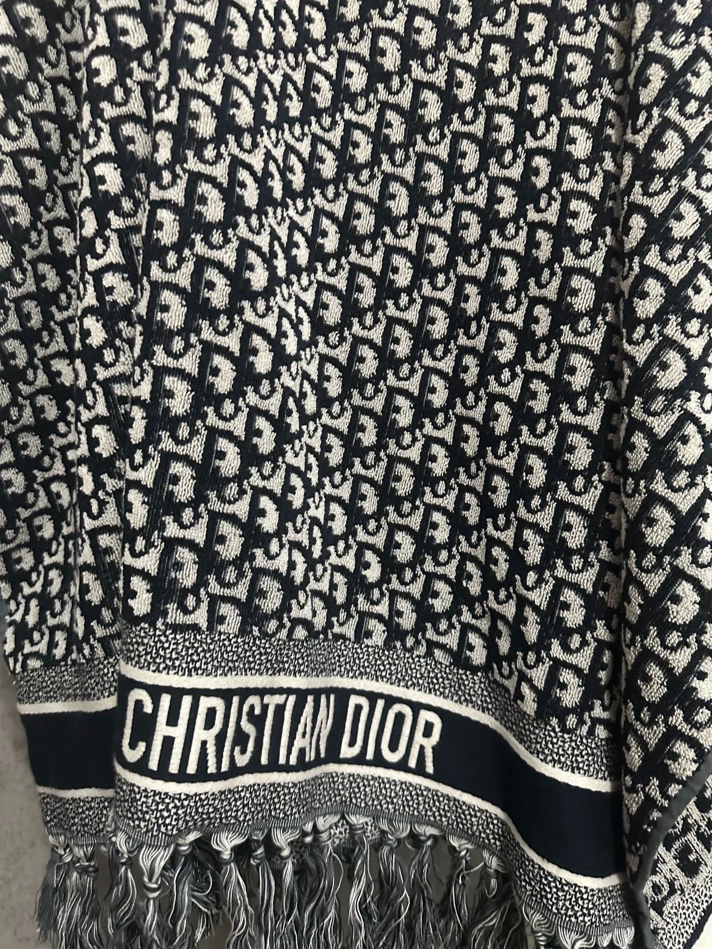 Dior dior classic double-sided shawl scarf Size ONE SIZE - 2 Thumbnail