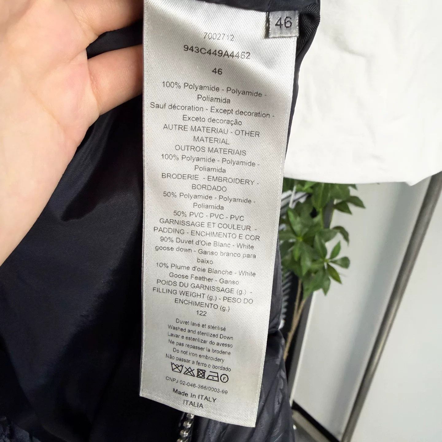 Dior dior black down puffer jacket size 46 Size US L / EU 52-54 / 3 - 4 Thumbnail