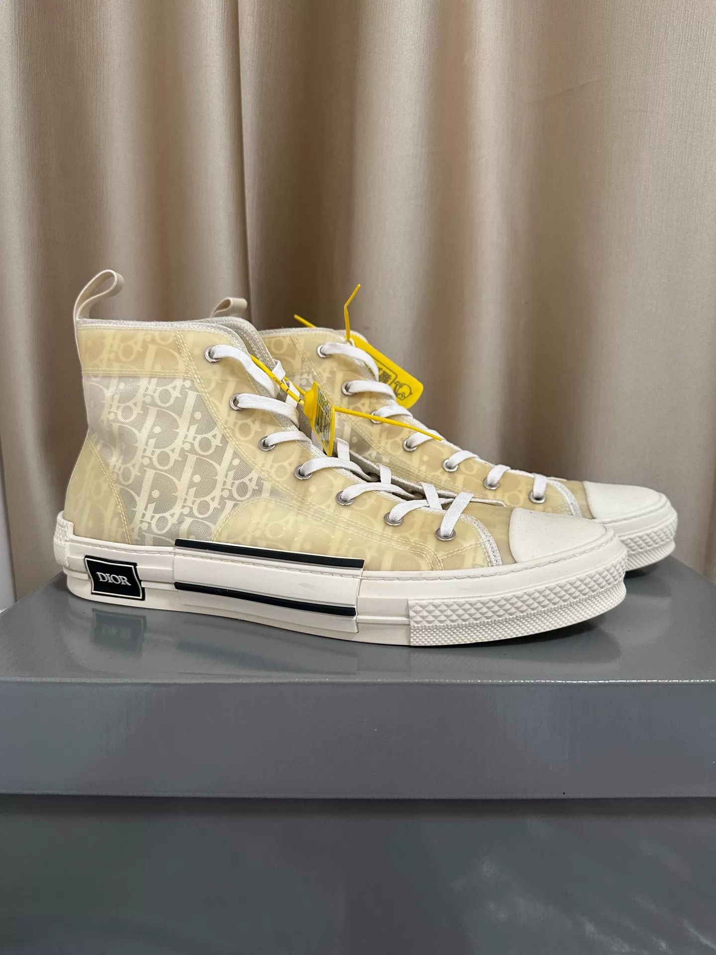 Dior dior b23 transparent high-top sneakers Size US 12 / EU 45 - 4 Thumbnail