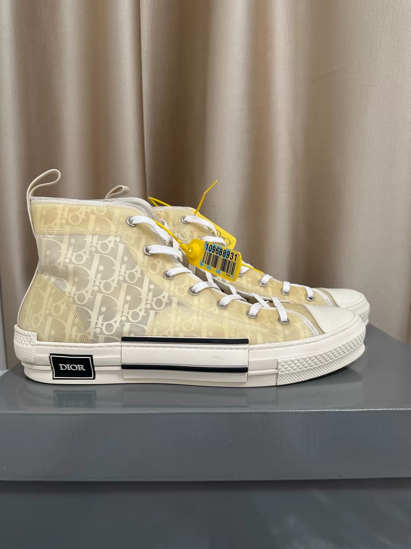 Dior dior b23 transparent high-top sneakers Size US 12 / EU 45 - 5 Thumbnail