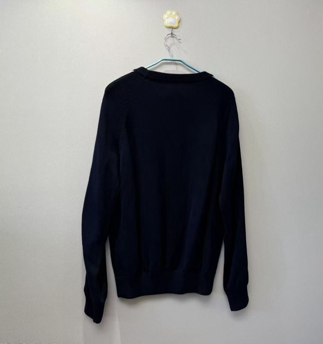 Dior black blue logo sweater by dior Size US L / EU 52-54 / 3 - 4 Thumbnail