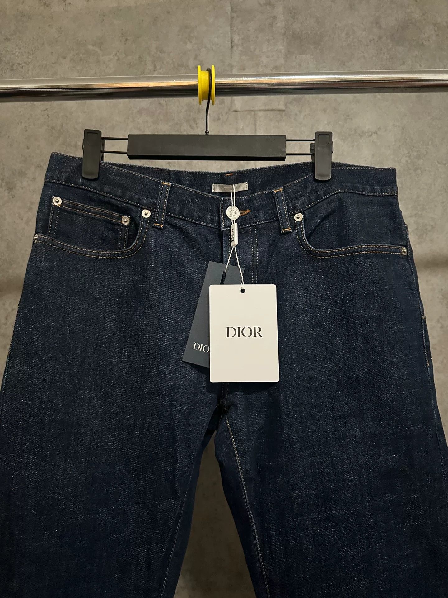 Dior Dior Blue Denim Jeans with Interior Print Size US 31 - 2 Thumbnail
