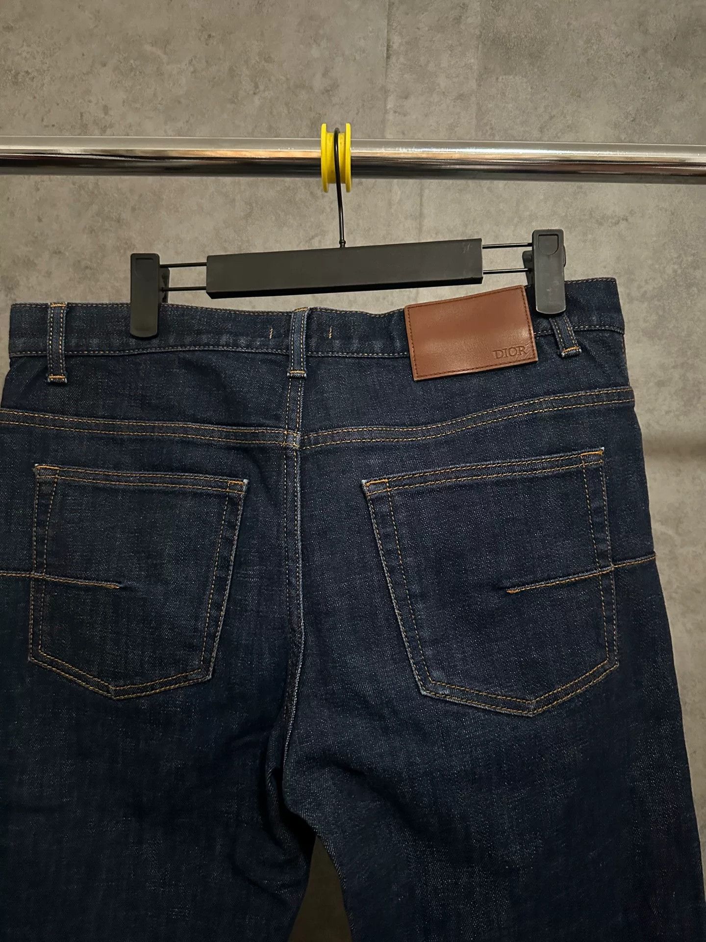 Dior Dior Blue Denim Jeans with Interior Print Size US 31 - 5 Thumbnail
