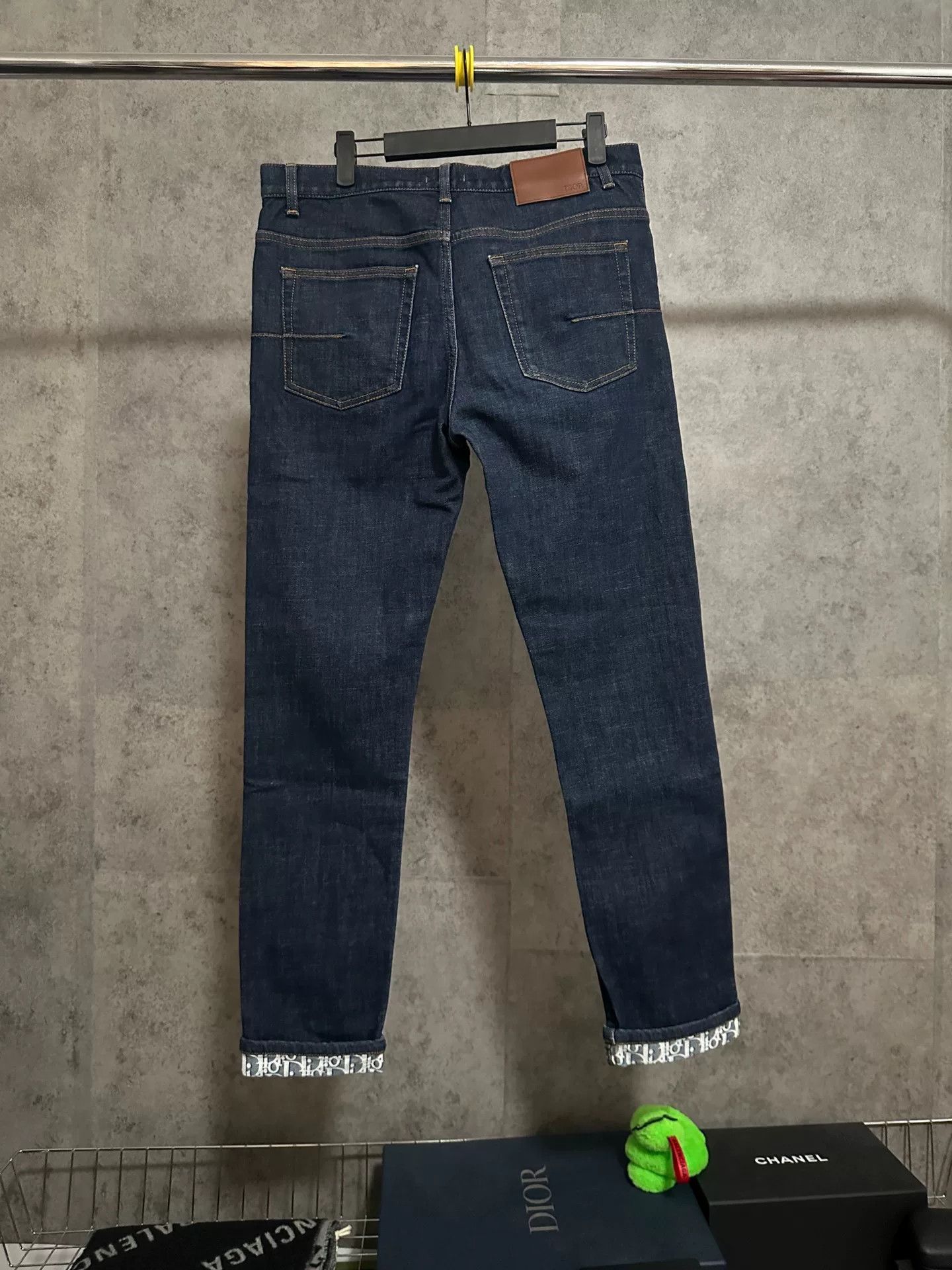 Dior Dior Blue Denim Jeans with Interior Print Size US 31 - 4 Thumbnail