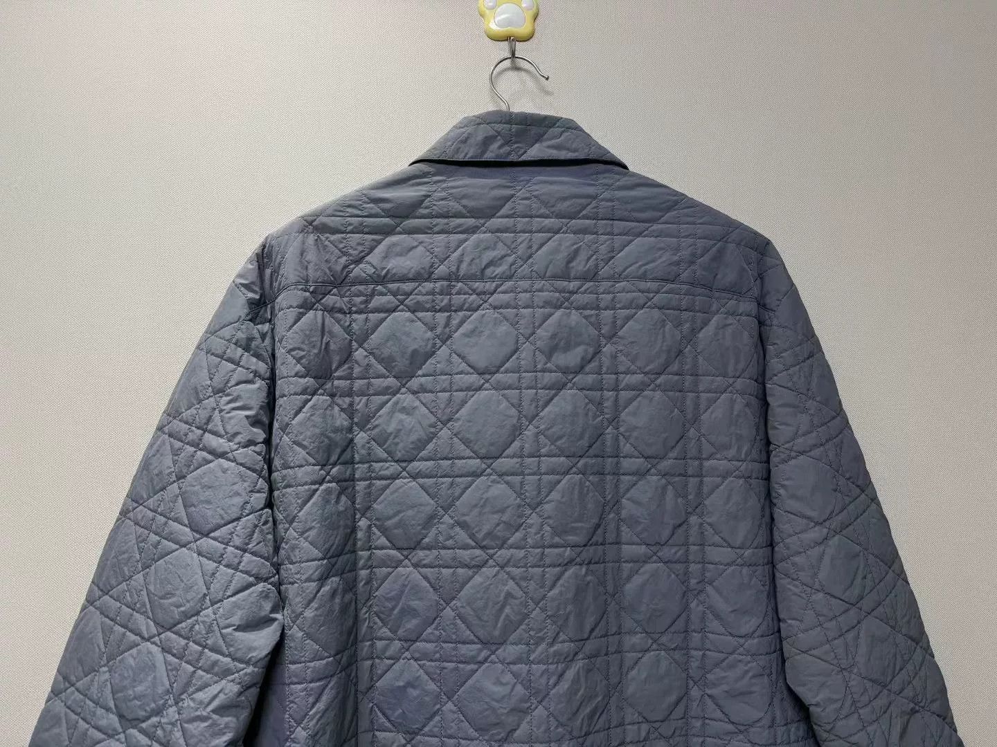 Dior dior gray embroidered logo cotton jacket Size US L / EU 52-54 / 3 - 5 Thumbnail