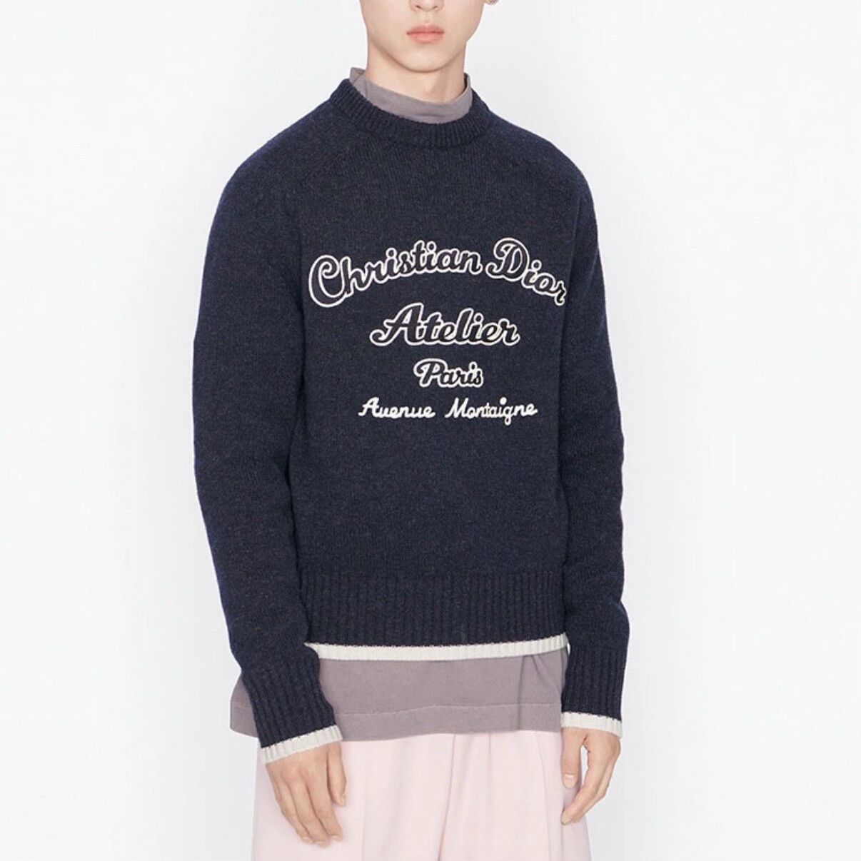 Dior new dior knitted wool sweater in navy Size XS / US 0-2 / IT 36-38 - 6 Thumbnail