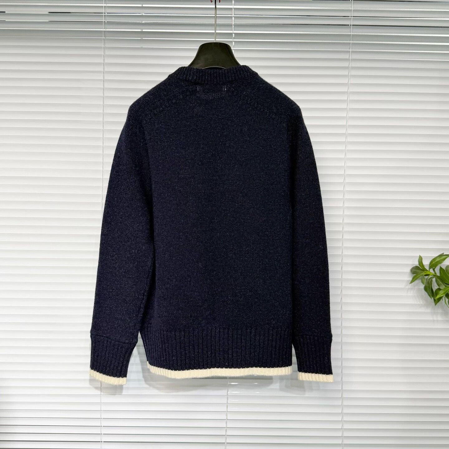 Dior new dior knitted wool sweater in navy Size XS / US 0-2 / IT 36-38 - 2 Thumbnail
