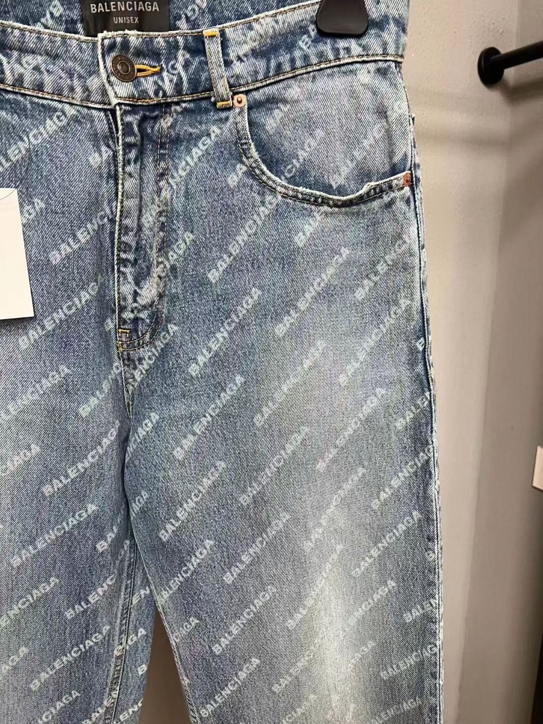 Balenciaga balenciaga full print denim pants Size US 26 / EU 42 - 3 Thumbnail