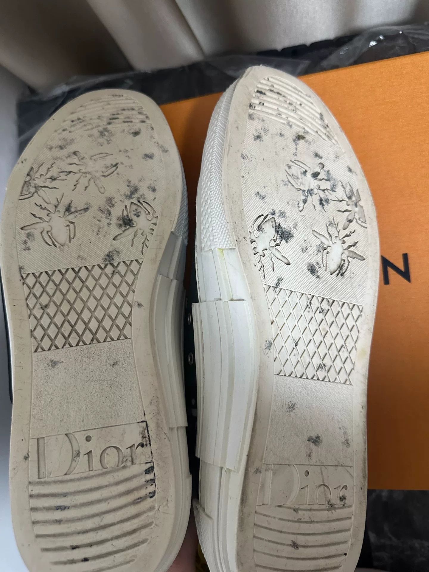 Dior Dior B23 Black and White High-top Sneakers Size US 12 / EU 45 - 6 Thumbnail