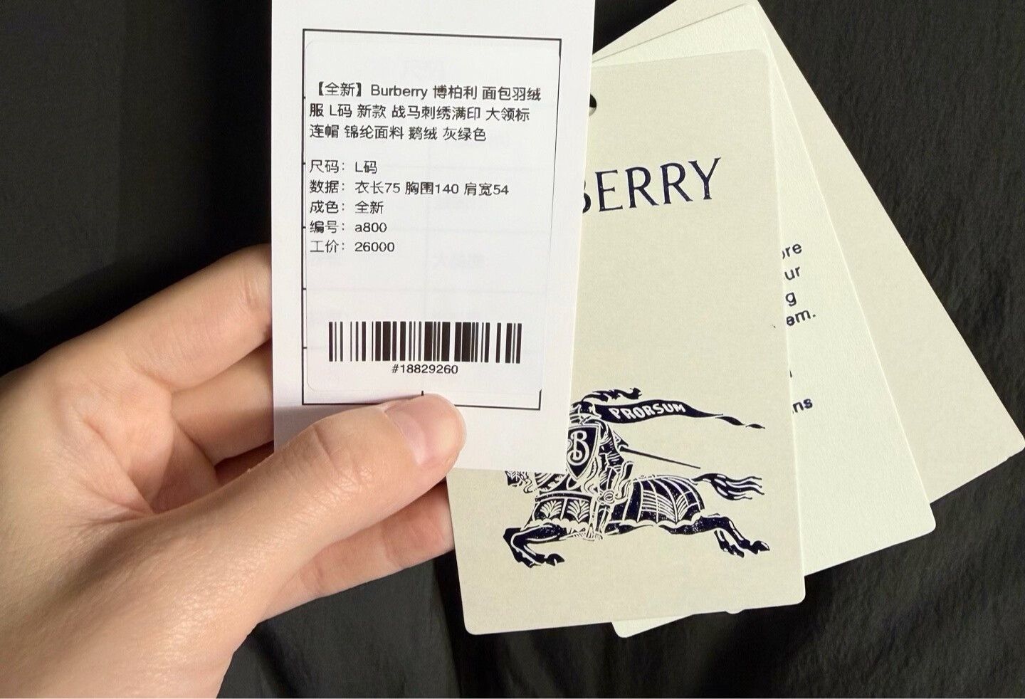 Burberry burberry puffy down jacket with embroidery Size US L / EU 52-54 / 3 - 5 Thumbnail