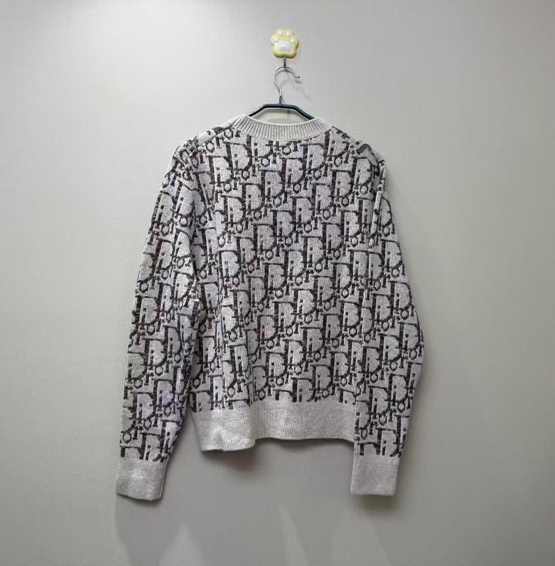 Dior dior logo sweater in beige, size L Size L / US 10 / IT 46 - 4 Thumbnail