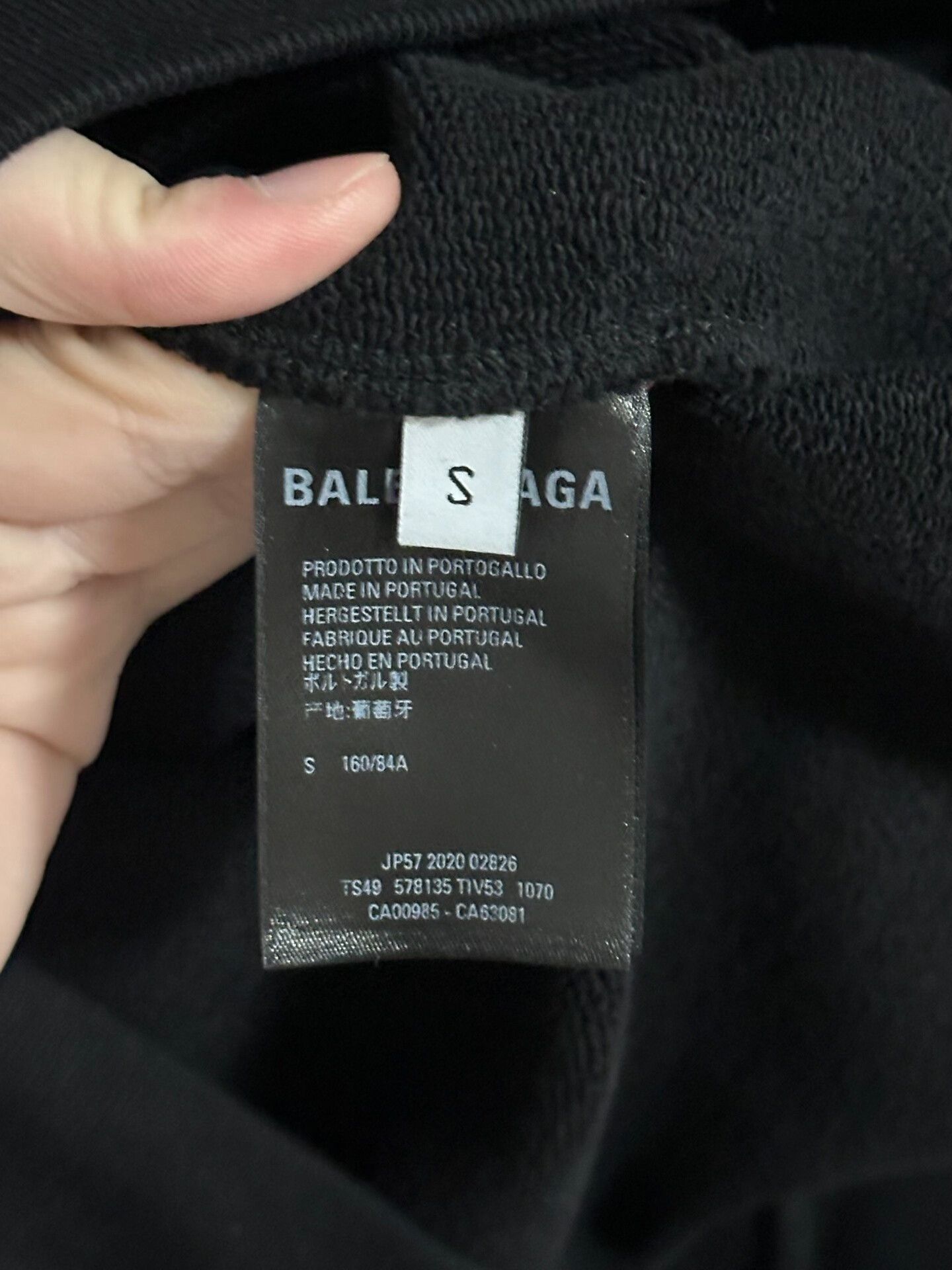 Balenciaga balenciaga black logo hoodie sweatshirt Size US S / EU 44-46 / 1 - 3 Thumbnail