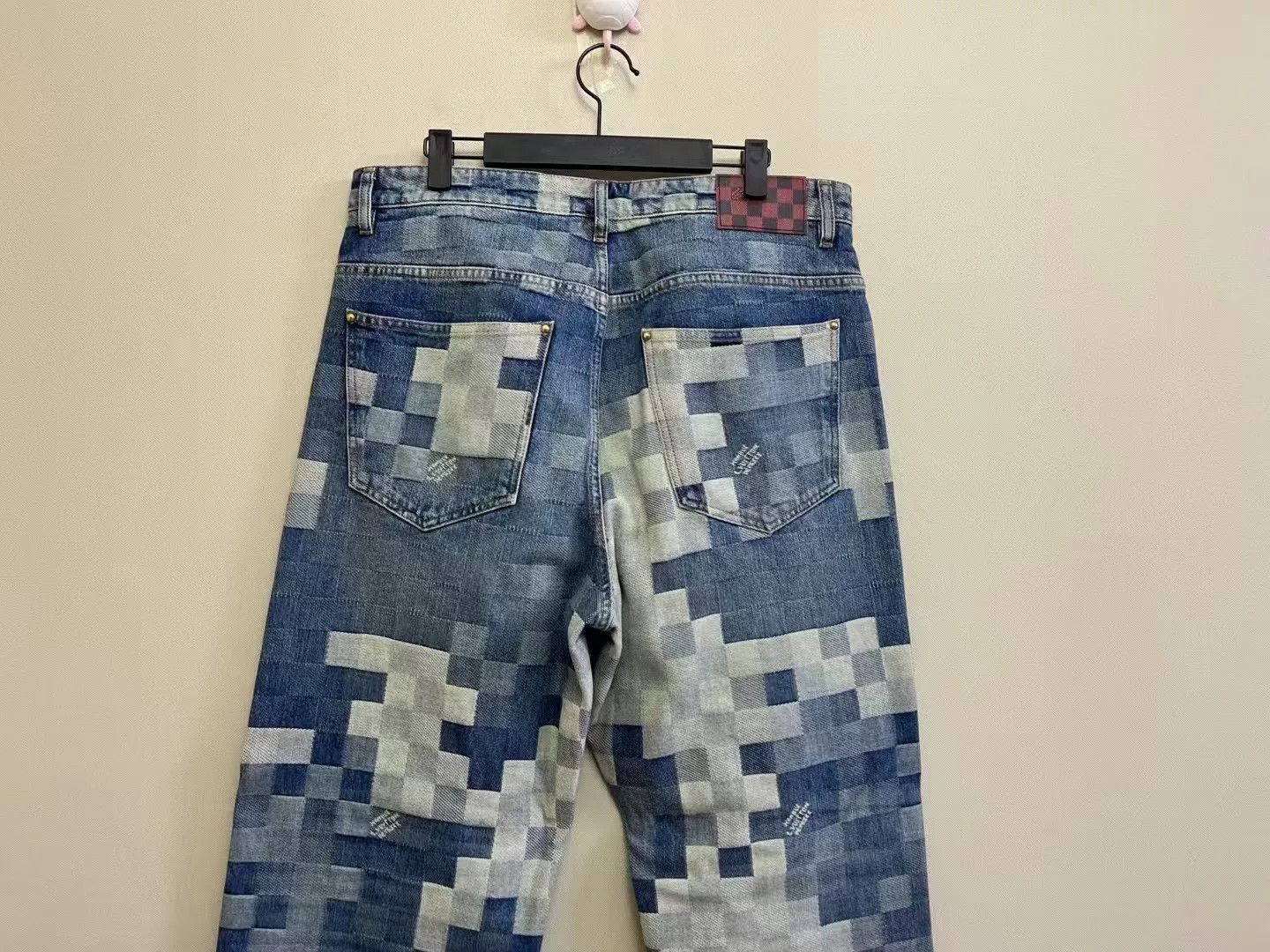 Louis Vuitton louis vuitton checkerboard logo jeans Size US 34 / EU 50 - 5 Thumbnail