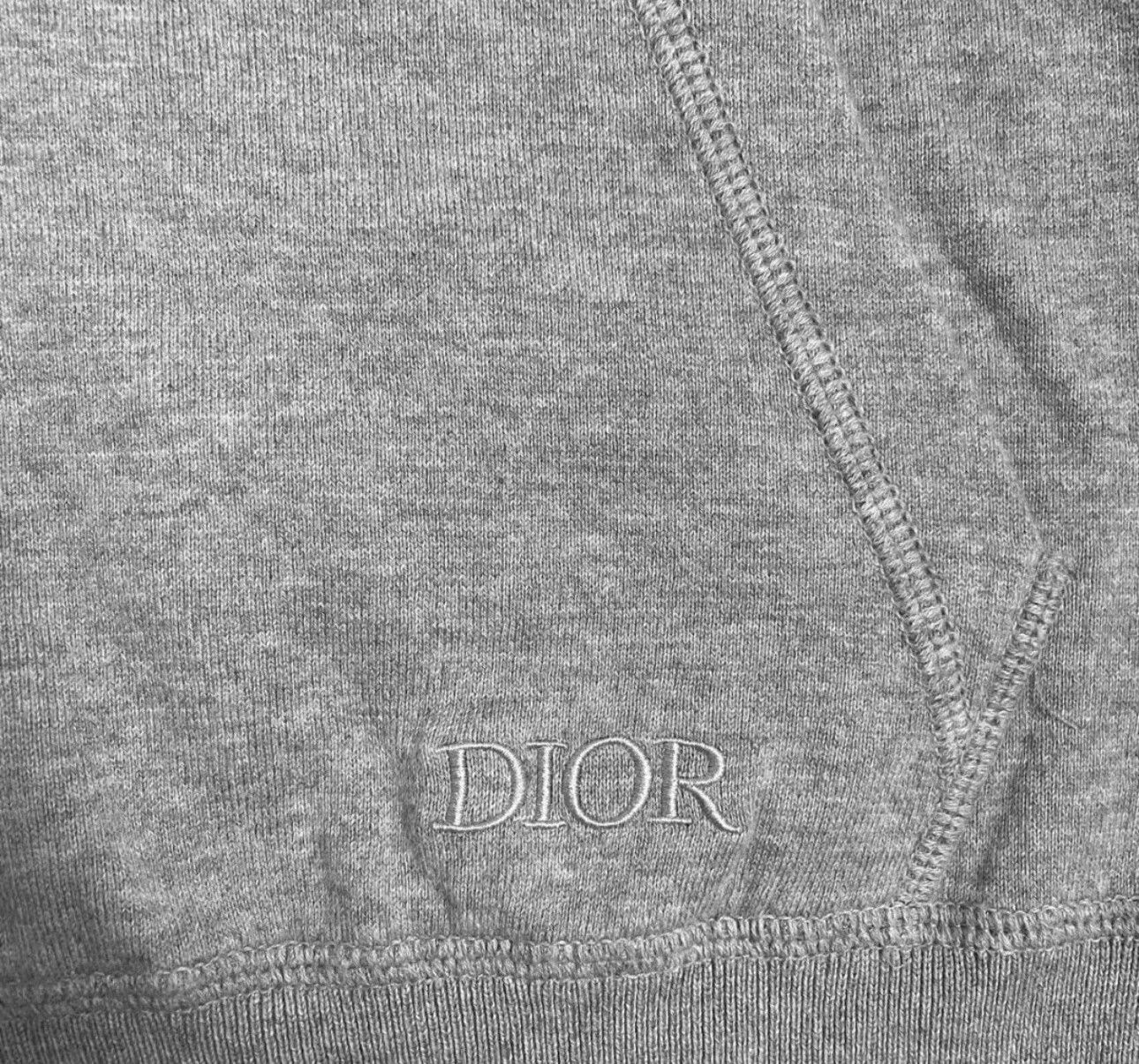 Dior dior gray hooded zip-up jacket Size US XL / EU 56 / 4 - 6 Thumbnail
