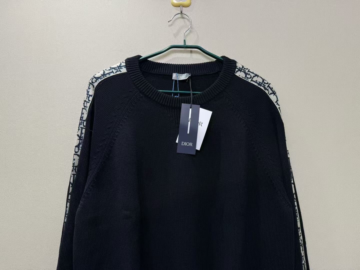 Dior DIOR Black Logo Sweater with Tag Size US XL / EU 56 / 4 - 2 Thumbnail