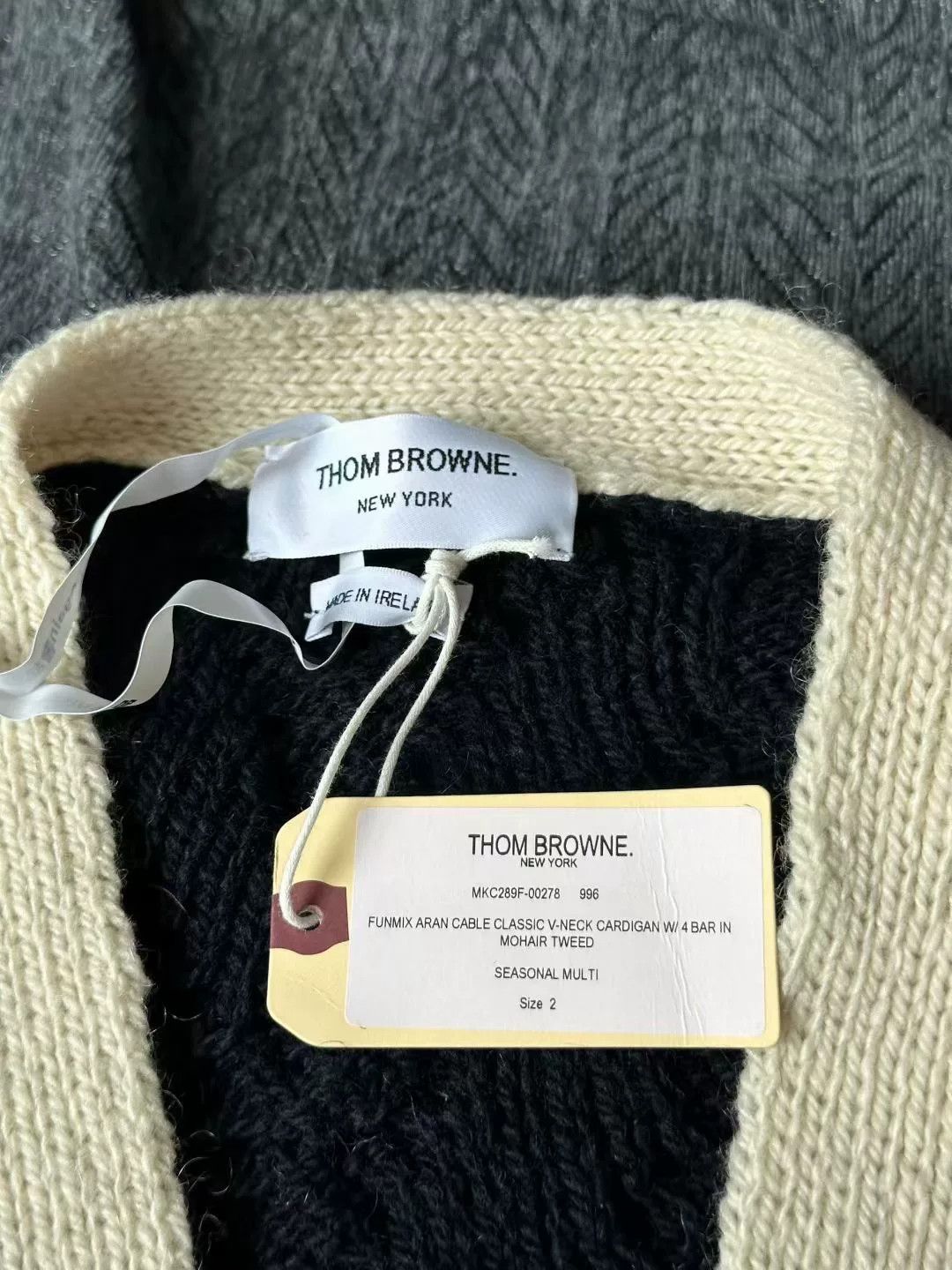 Thom Browne thom browne color-blocked cardigan Size US M / EU 48-50 / 2 - 3 Thumbnail