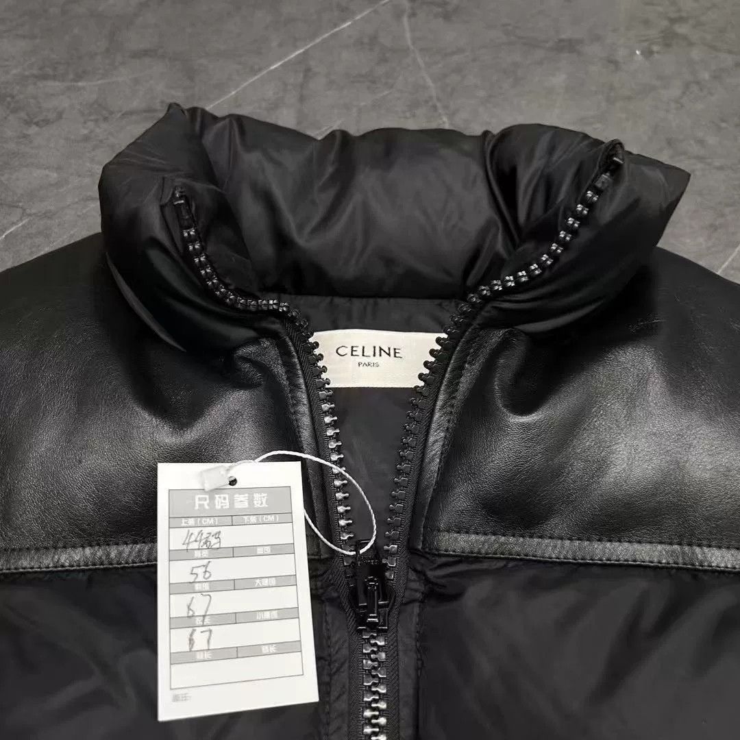 Celine black detachable down jacket by Celine Size US L / EU 52-54 / 3 - 5 Thumbnail
