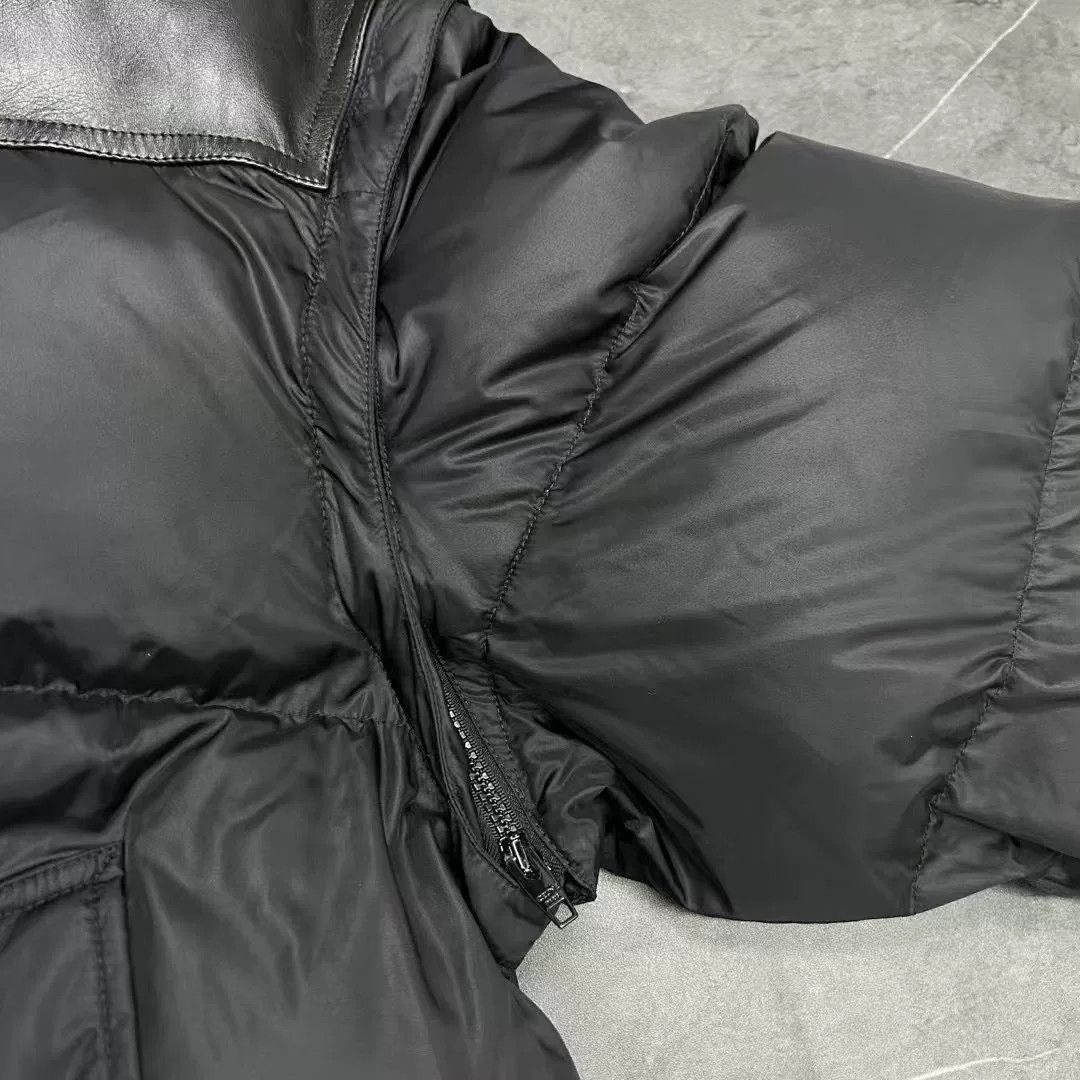 Celine black detachable down jacket by Celine Size US L / EU 52-54 / 3 - 6 Thumbnail