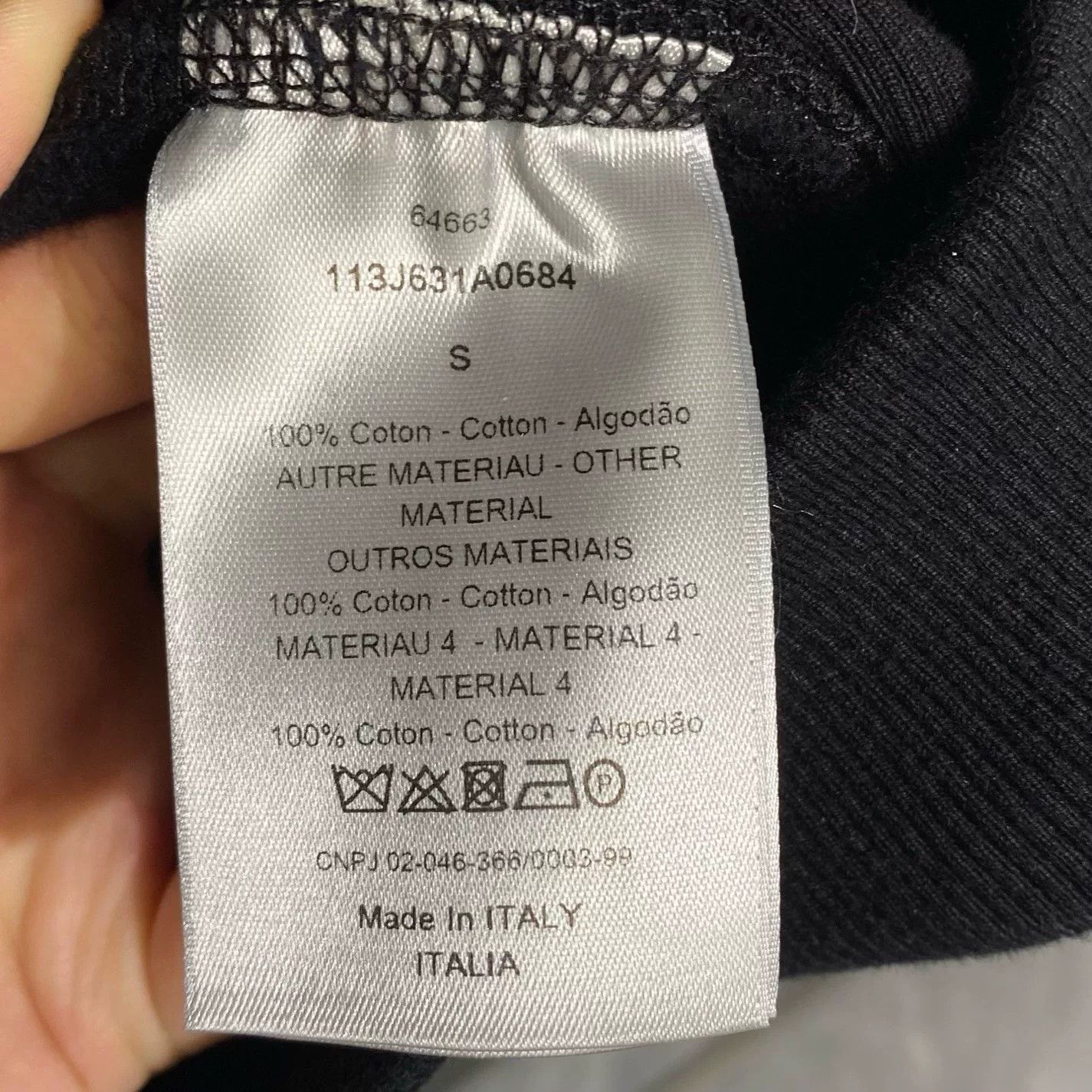 Dior dior black hoodie with oblique logo design Size US S / EU 44-46 / 1 - 4 Thumbnail