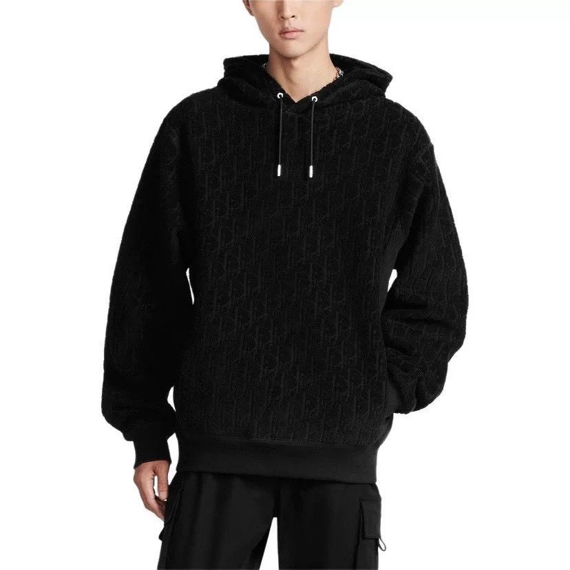 Dior dior black hoodie with oblique logo design Size US S / EU 44-46 / 1 - 6 Thumbnail
