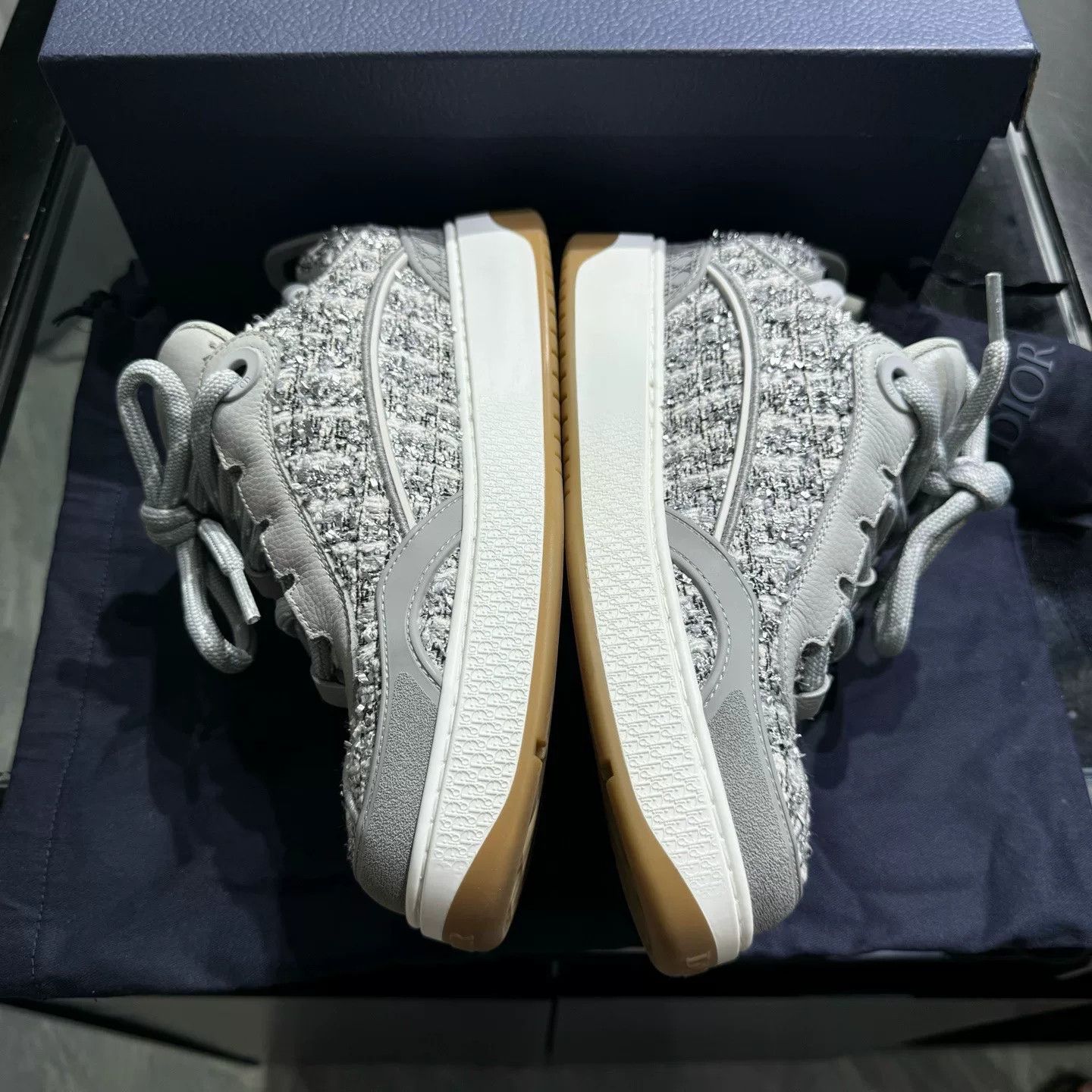 Dior Dior B9S Limited Edition Weave Sneakers Size US 8 / EU 41 - 3 Thumbnail