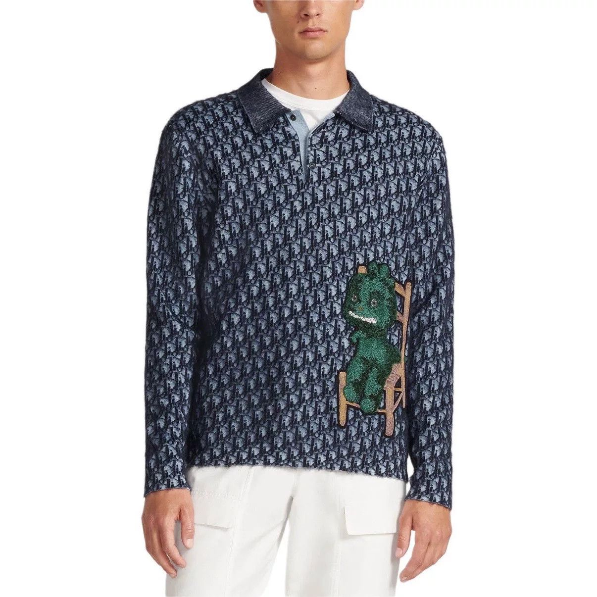 Dior dior long sleeve polo shirt limited edition Size US M / EU 48-50 / 2 - 6 Thumbnail