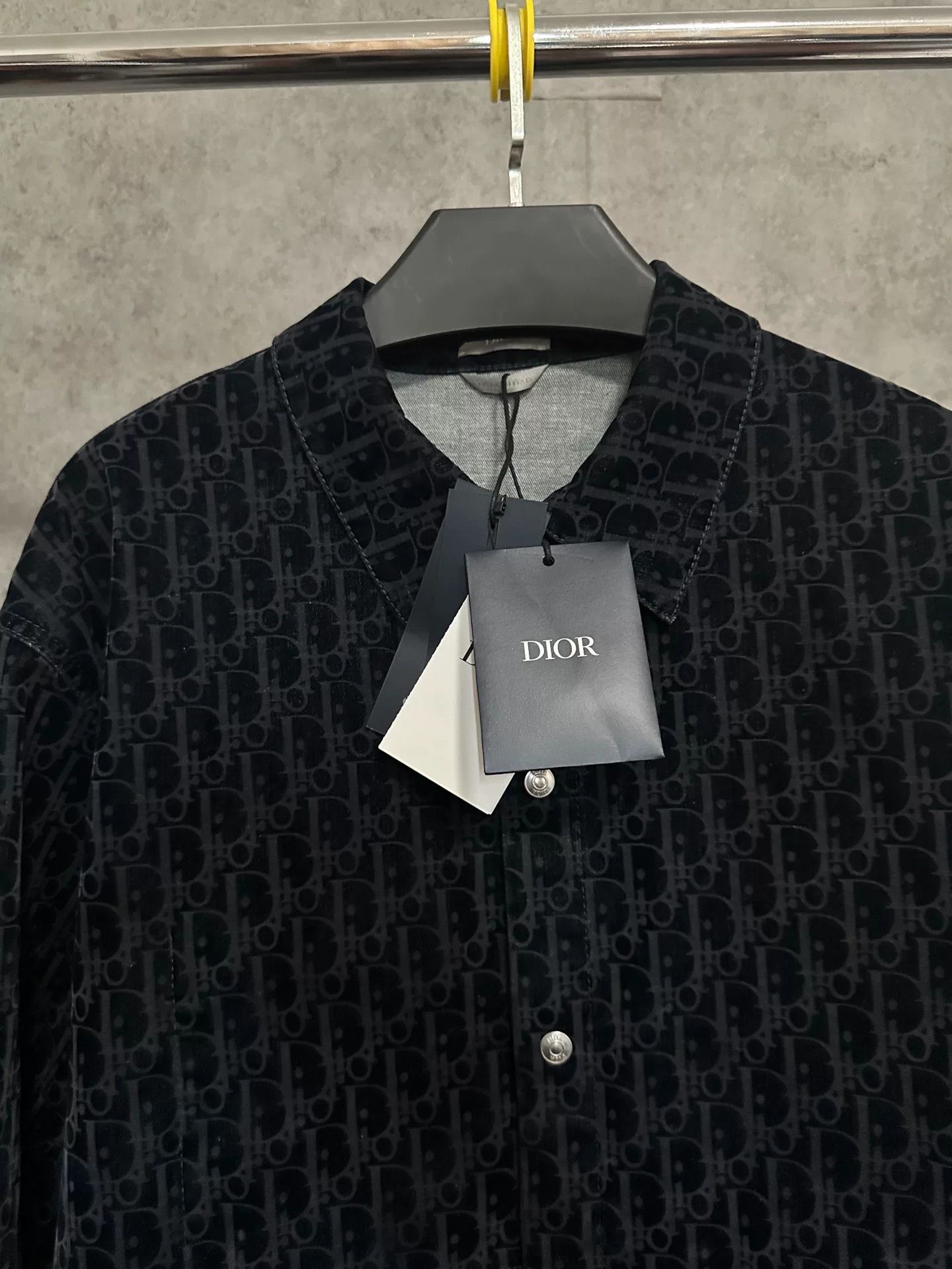 Dior dior denim shirt jacket with logo print Size US XXL / EU 58 / 5 - 2 Thumbnail