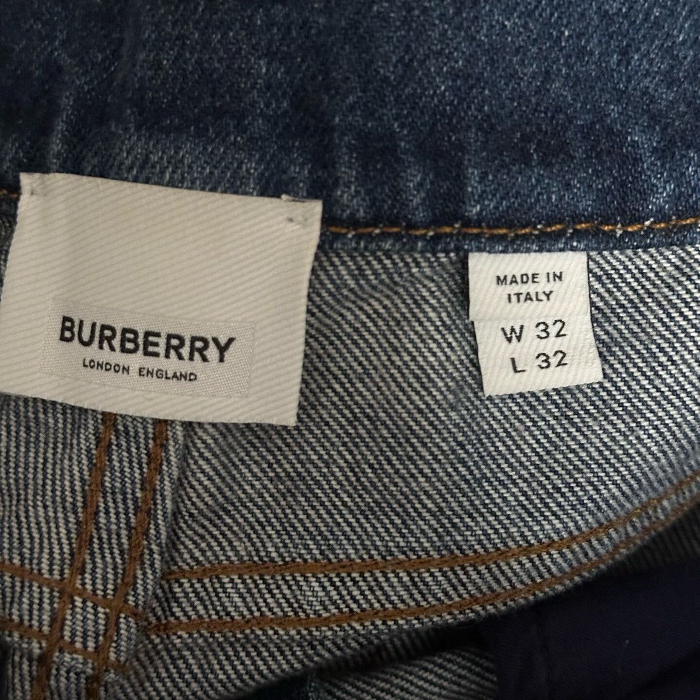Burberry burberry new denim pants with logo Size US 32 / EU 48 - 3 Thumbnail