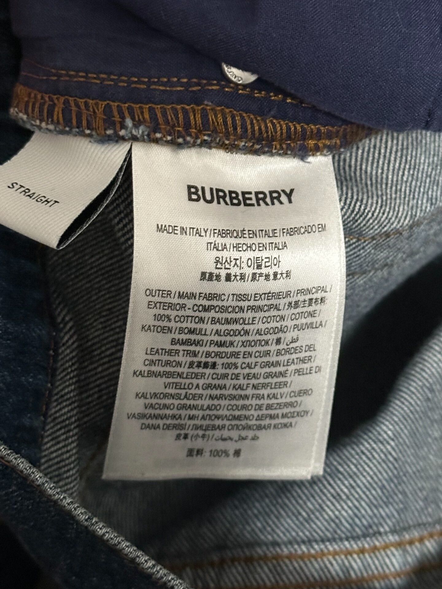 Burberry burberry new denim pants with logo Size US 32 / EU 48 - 4 Thumbnail