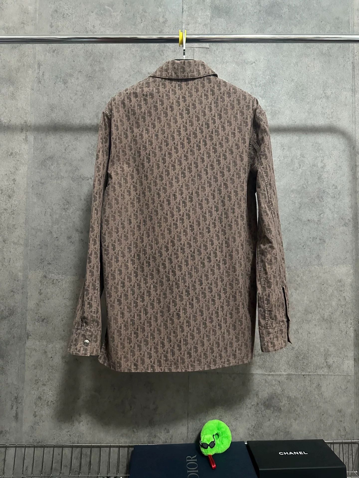 Dior dior monogram print brown shirt jacket Size US L / EU 52-54 / 3 - 4 Thumbnail