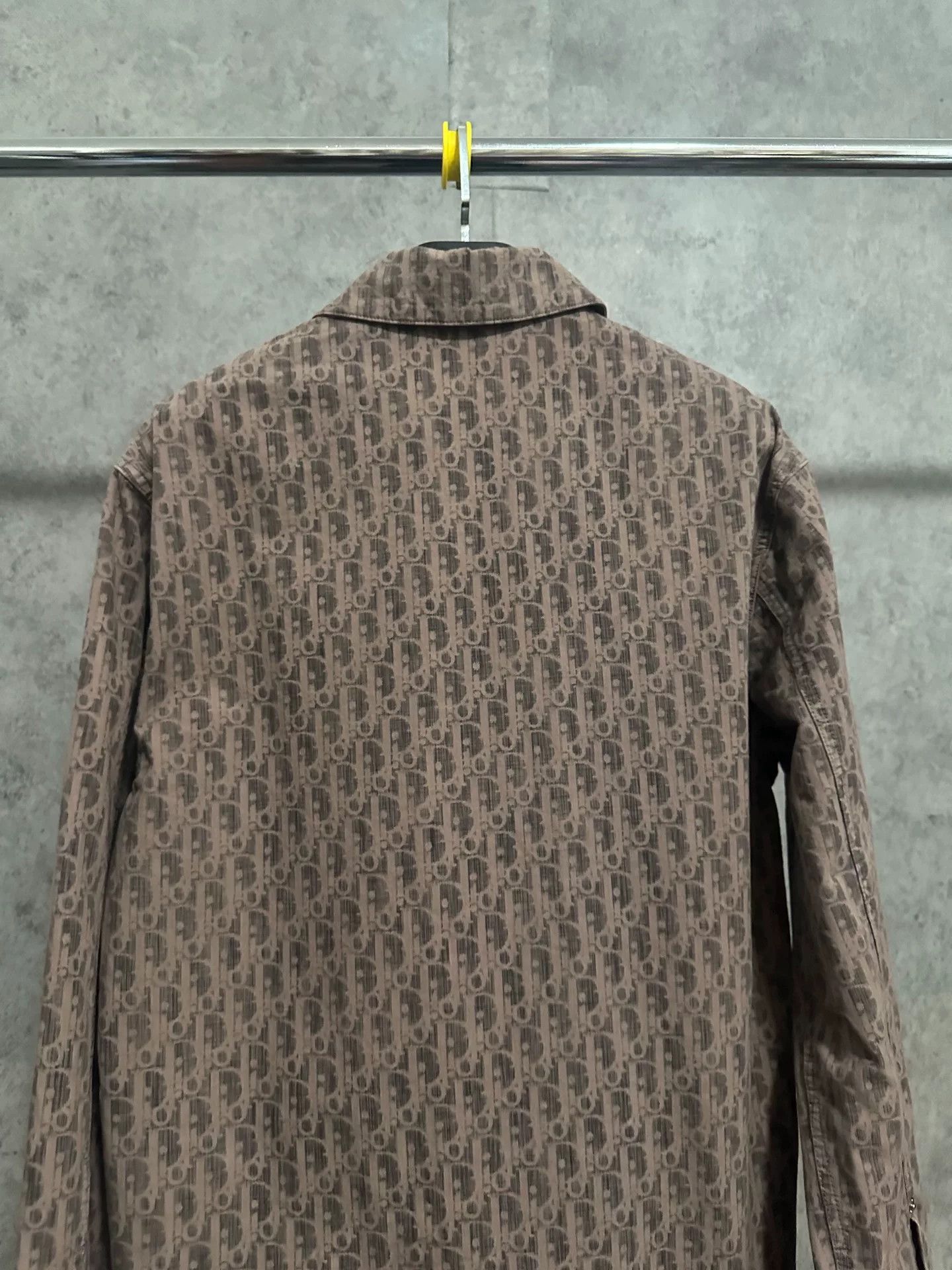 Dior dior monogram print brown shirt jacket Size US L / EU 52-54 / 3 - 5 Thumbnail