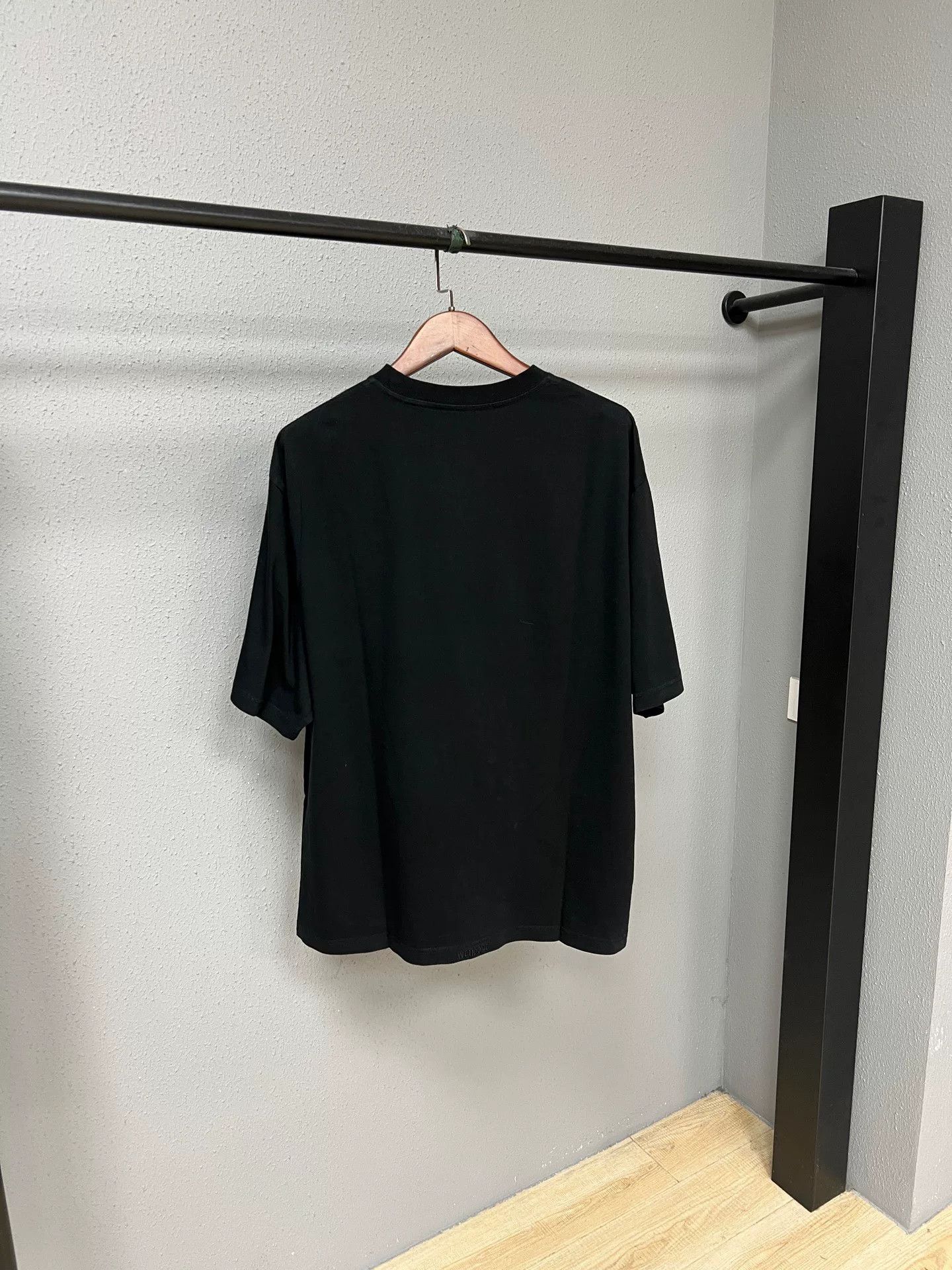 WE11DONE we11done short sleeve black t-shirt Size US L / EU 52-54 / 3 - 2 Thumbnail