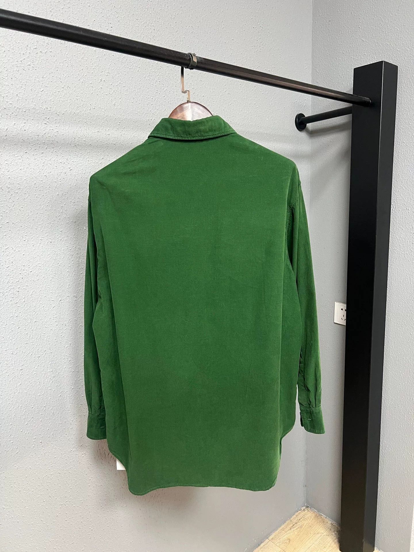The Row The Row Green Corduroy Shirt Size XS / US 0-2 / IT 36-38 - 2 Thumbnail