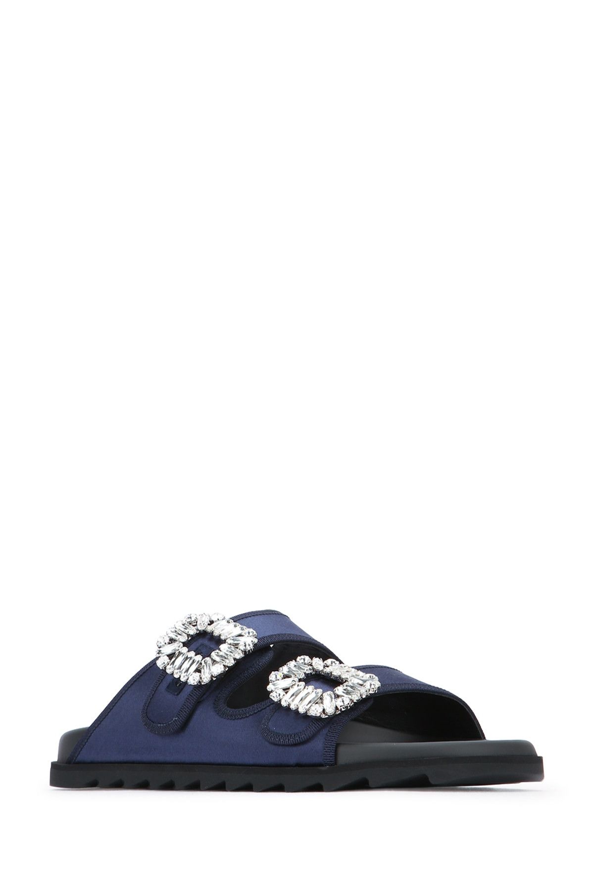 Roger Vivier Slidy Viv Strass Bordo Gros Mule Size US 8 / IT 38 - 2 Thumbnail