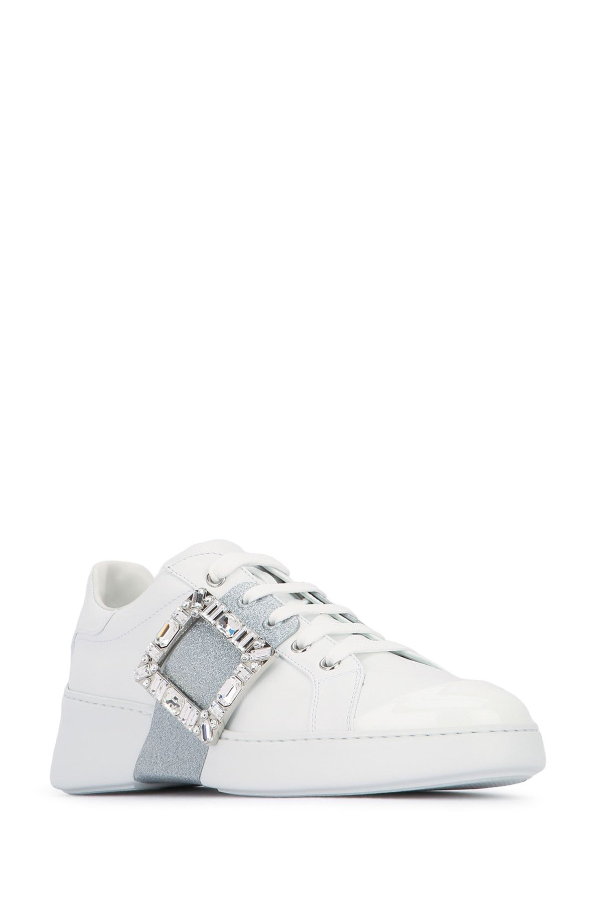 Roger Vivier Viv Skate Glitter Strass Buc Size US 9 / IT 39 - 2 Thumbnail